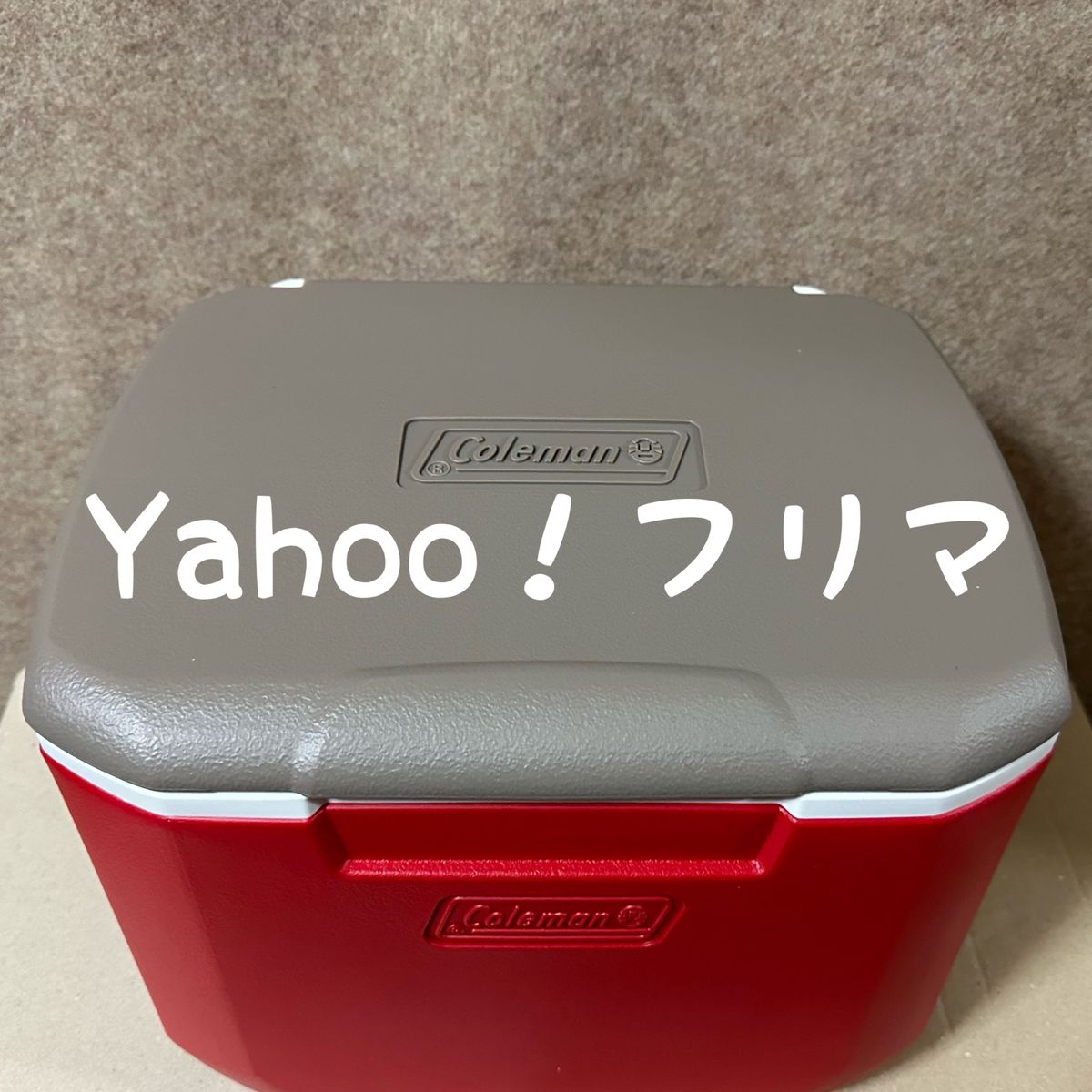 コールマン エクスカーションクーラー 16QT レッド X ベージュ