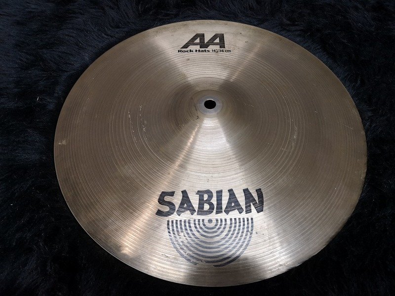 ■価格応談!!■整備品■下取OK!!★SABIAN セイビアン AA Rock Hats HI-HAT 14インチ/36cm ハイハット TOP/BOTTOMペア G1U21986_画像6