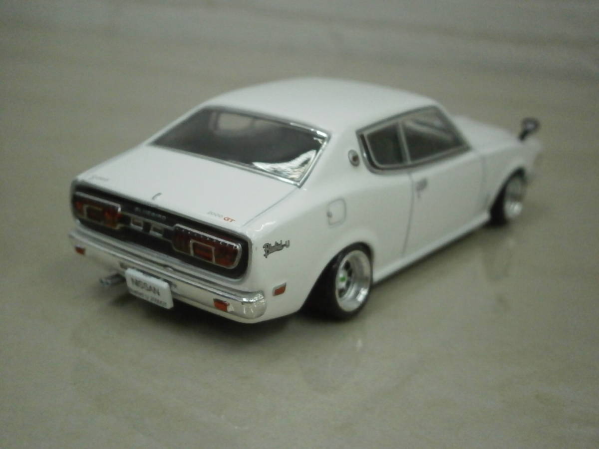 1/43＜激レア希少美品：NOREV＞ 日産 ブルーバード U 2000GT (1973) サメブル / カスタム_画像7