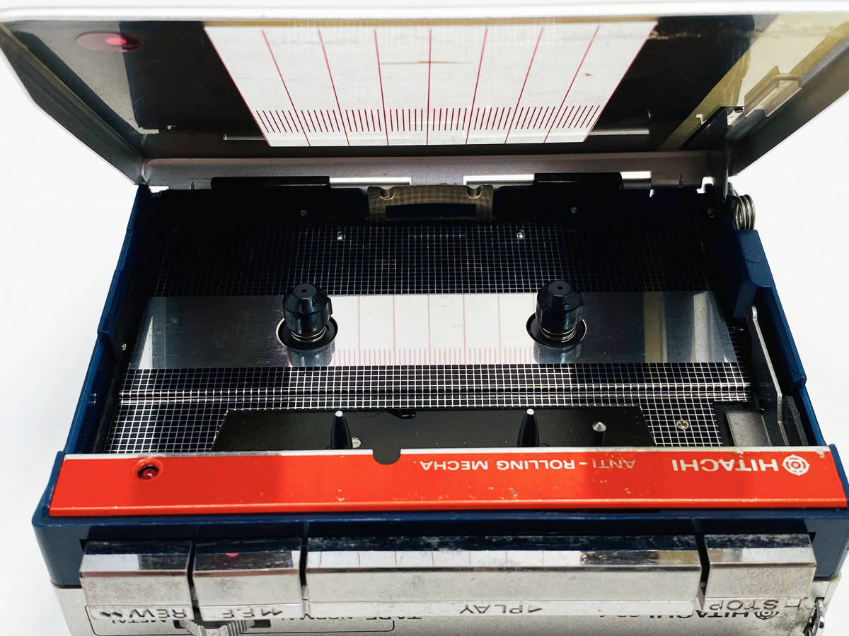【ジャンク】希少 HITACHI 日立製作所 PERDISCO CP-1 ポータブルカセットプレーヤー メタルテープ対応_画像8
