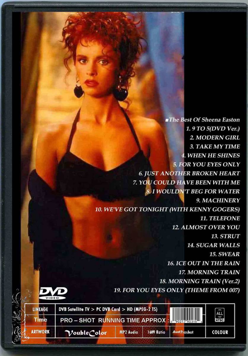 シーナ・イーストン The Best Of Sheena Easton DVD_画像2