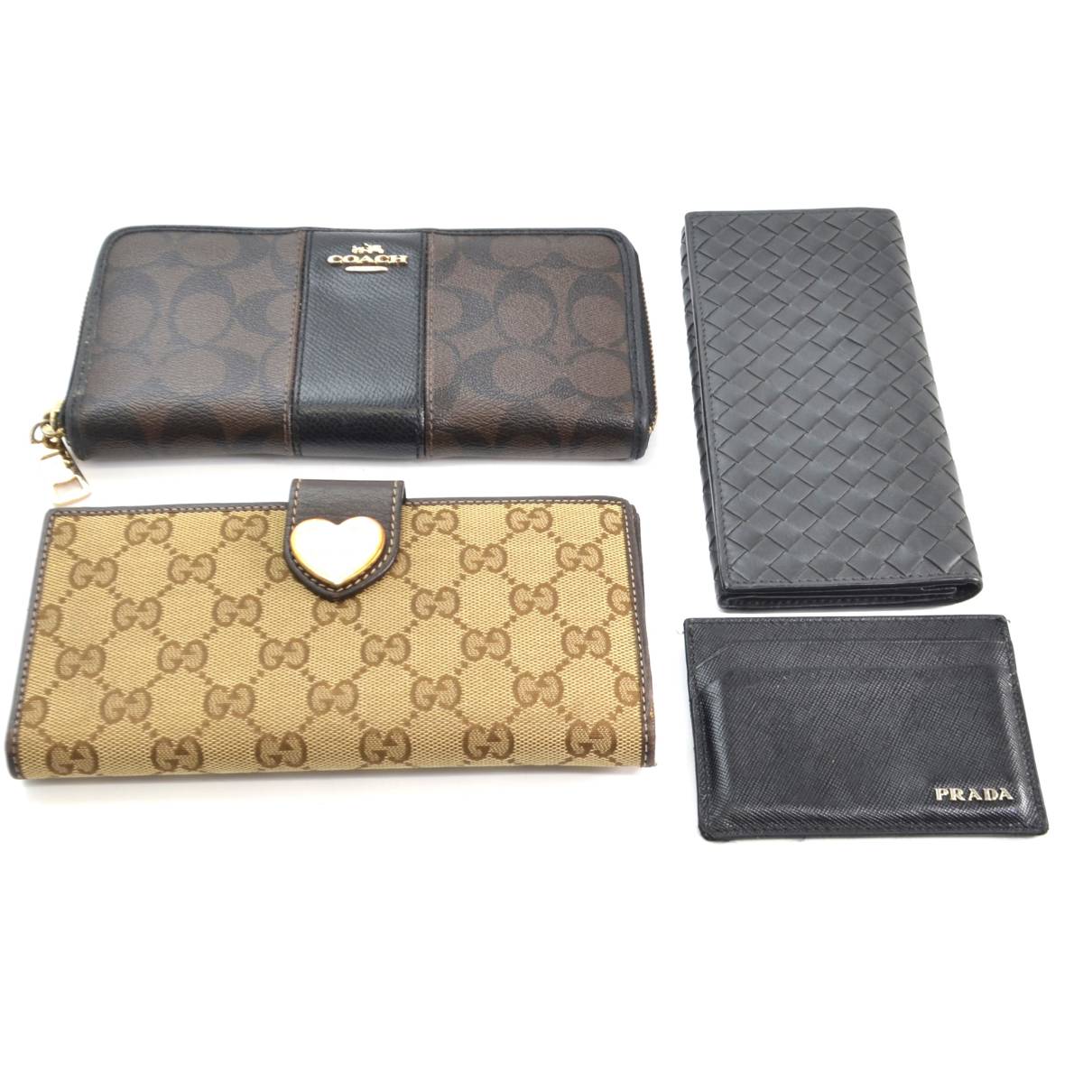 S 1円スタート LOUIS VUITTON PRADA GUCCI BOTTEGA COACH おまとめ 13点 セット エピ 財布 コインケース キーケースなど ヴィトン多数_画像8