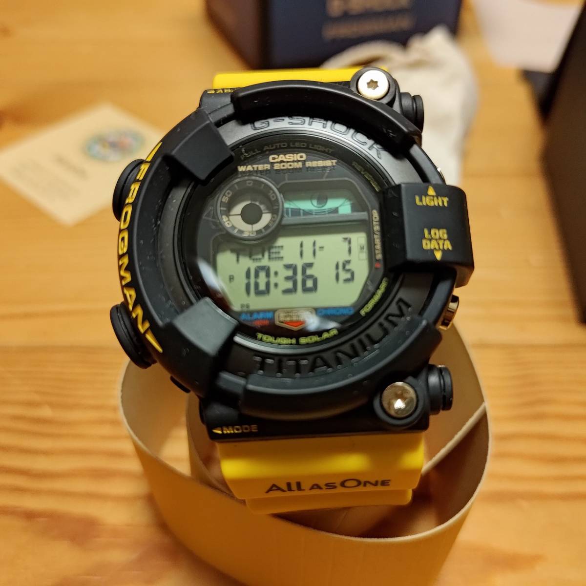 ◆新品未使用　タグ無◆　イルクジ　フロッグマン　GW-8200K-9JR　2023　CASIO　FROGMAN　Gショック_画像2