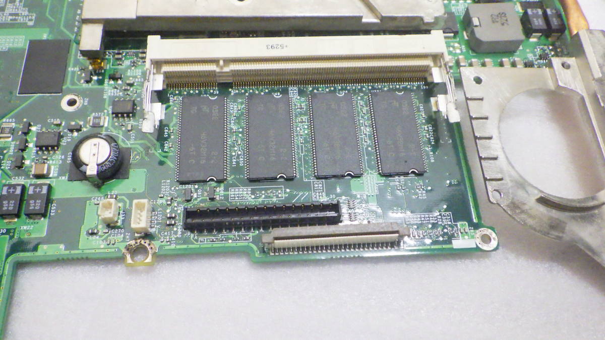 Apple iBook G4 A1133 12.1 -inch logic board 820-1832-A 1.33GHz heat sink attaching used operation goods 