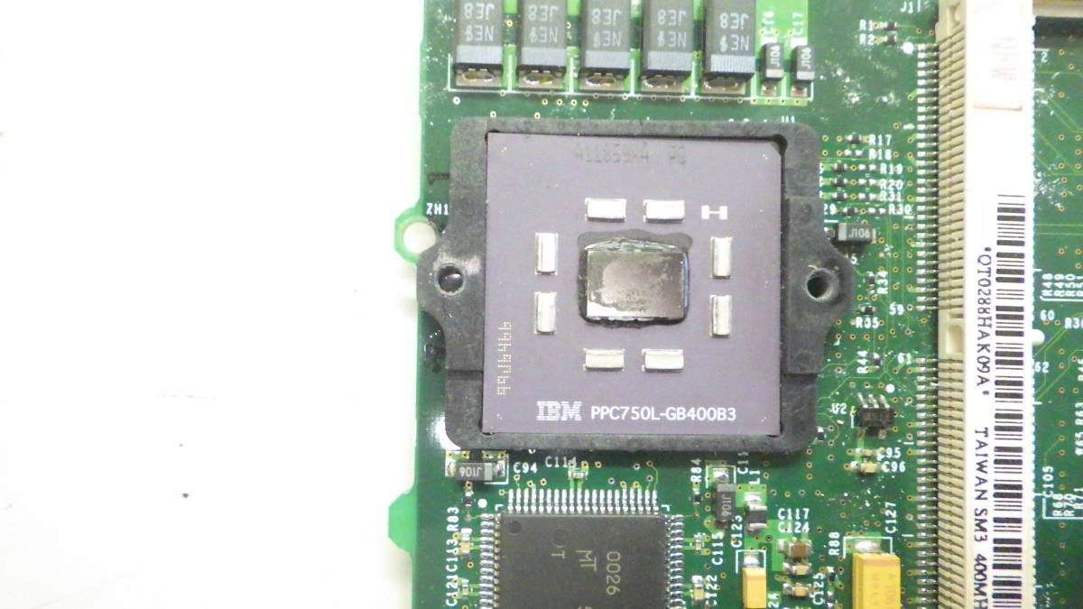 Apple PowerBook G3 14インチ　Pismo FireWire　2000　用 純正　CPUボード　820-1074-A　PowerPC 750載せ　400MHz　中古動作品_画像3