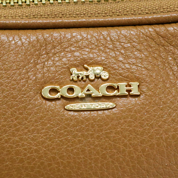 コーチ COACH ショルダーバッグ レザー F72490 ポシェット チェーンショルダー バッグ クロスボディ 斜め掛け 肩掛け 中古 mas27010_画像8