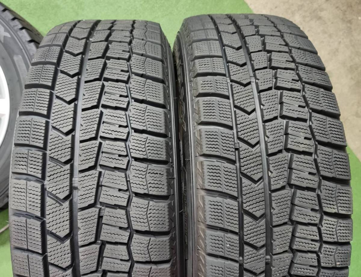 ★バリ溝★ 205/60R16 DUNLOP WINTER MAXX【2021年】(MAZDA 純正) 16X6.5J ET50 5H/114.3 4本セット！アクセラ、ビアンテ等に_画像7