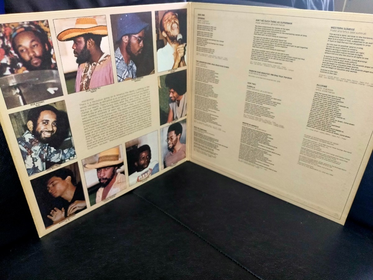 Gil Scott-Heron & Brian Jackson/MIDNIGHT BAND - THE FIRST MINUTE OF A NEW DAY【LP】1975' 国内見本盤_画像2