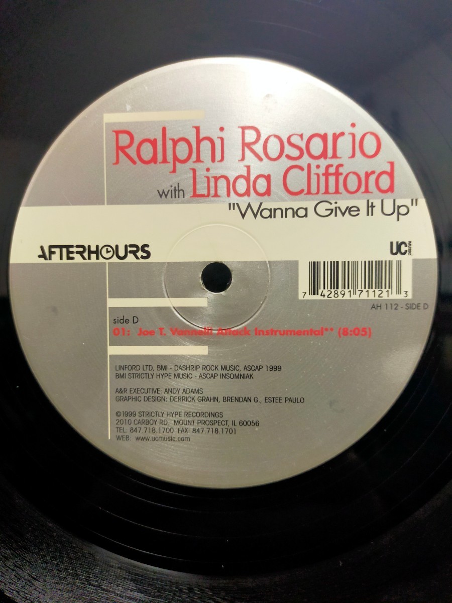 RALPHI ROSARIO with Linda Clifford - Wanna Give It Up【12inch】1999' 2枚組_画像5