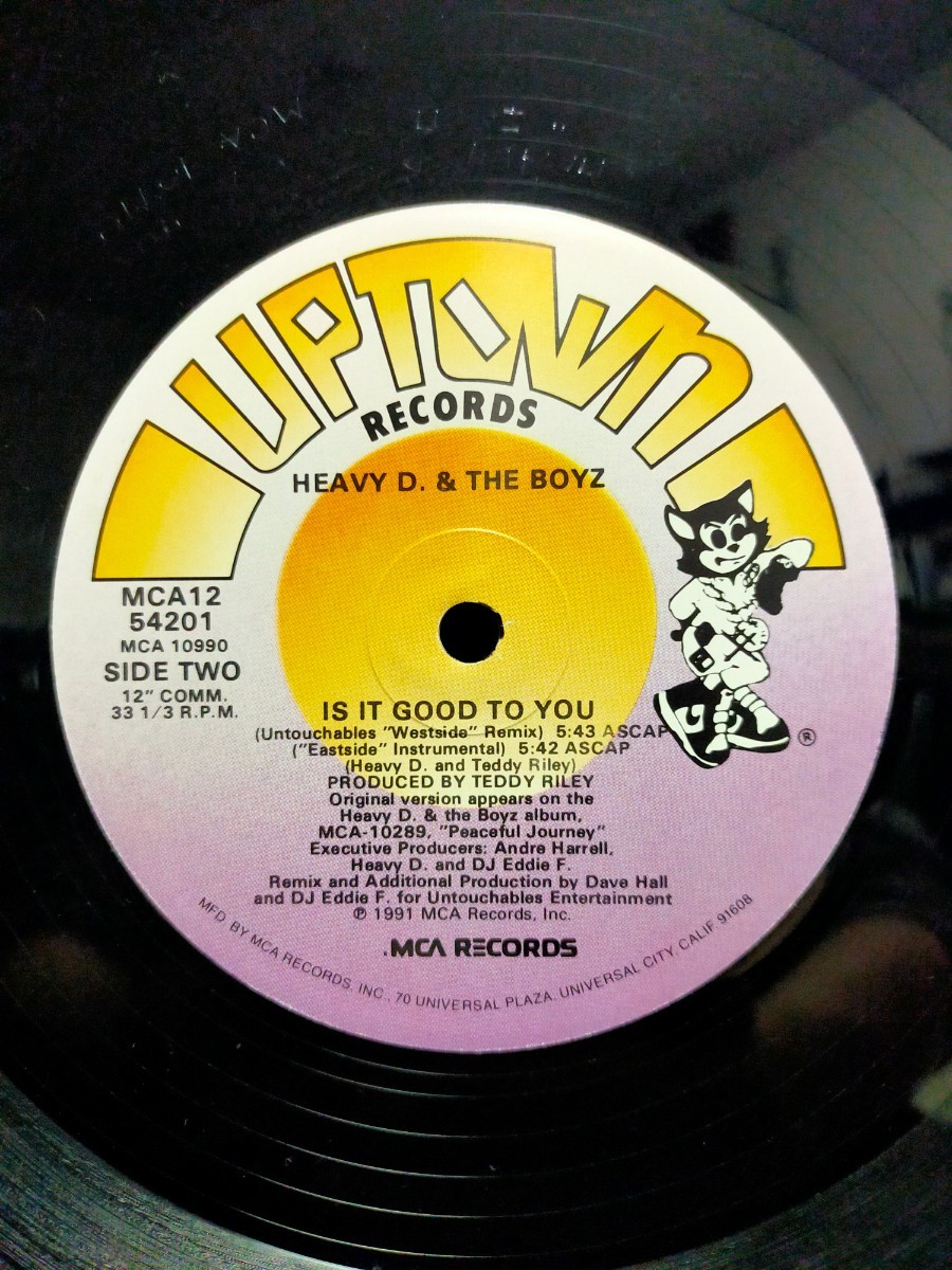 HEAVY D & THE BOYZ - IS IT GOOD TO YOU【12inch】1991' Us Original_画像2