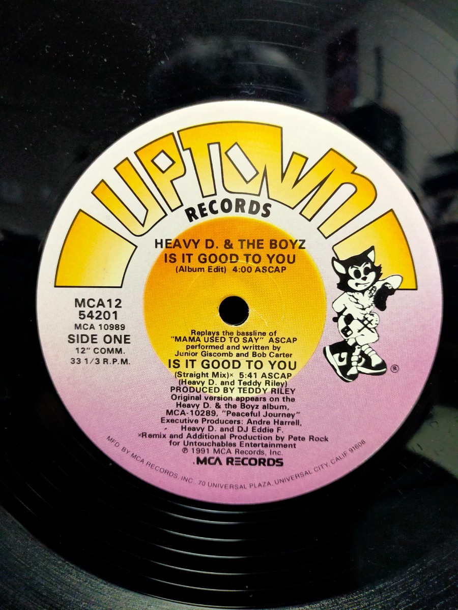 HEAVY D & THE BOYZ - IS IT GOOD TO YOU【12inch】1991' Us Original_画像1