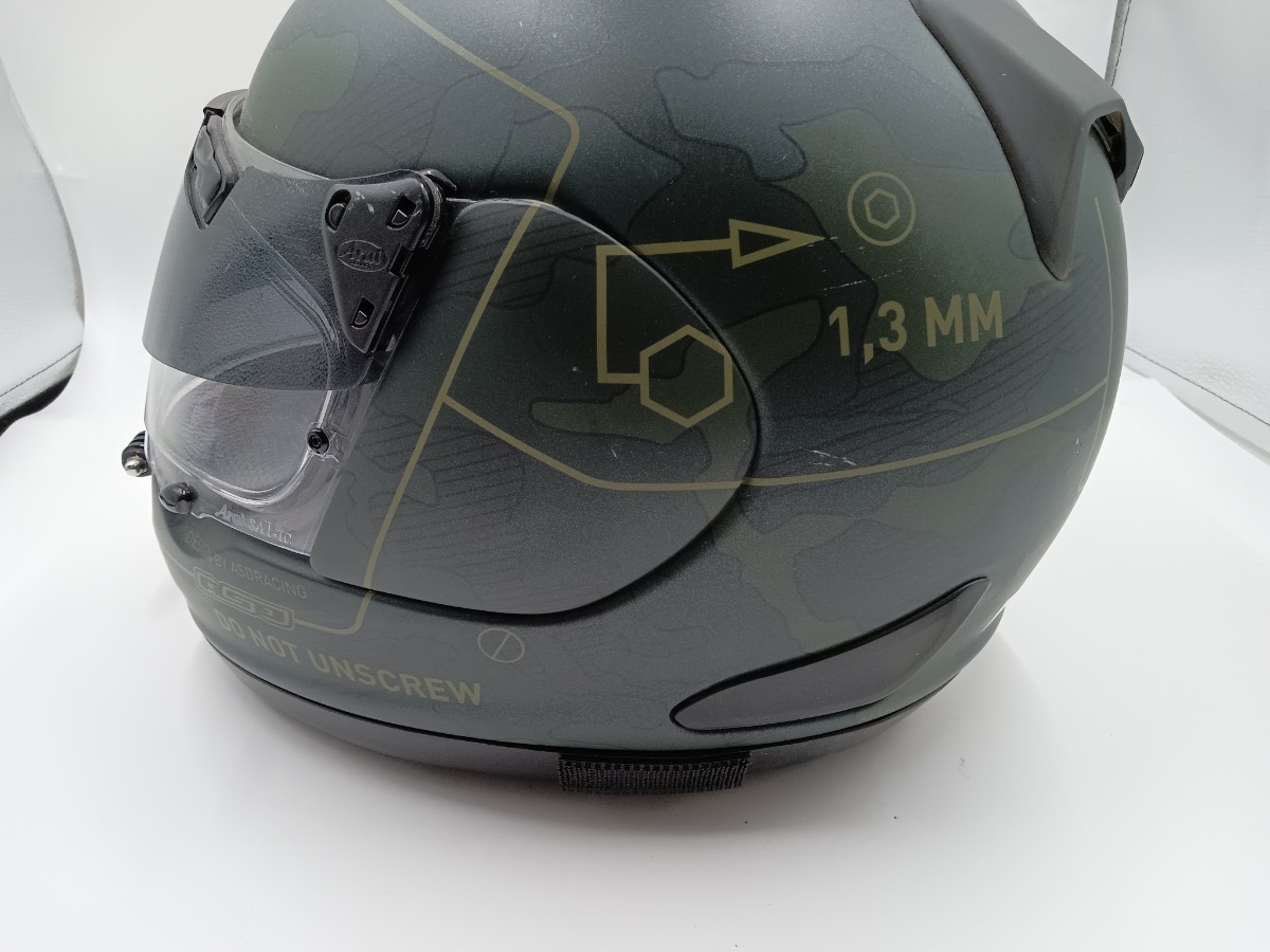 □ フルフェイスヘルメット アライ Arai ヘルメット バイクヘルメット astro pro shade t8133 m2015 57.58cm_画像5