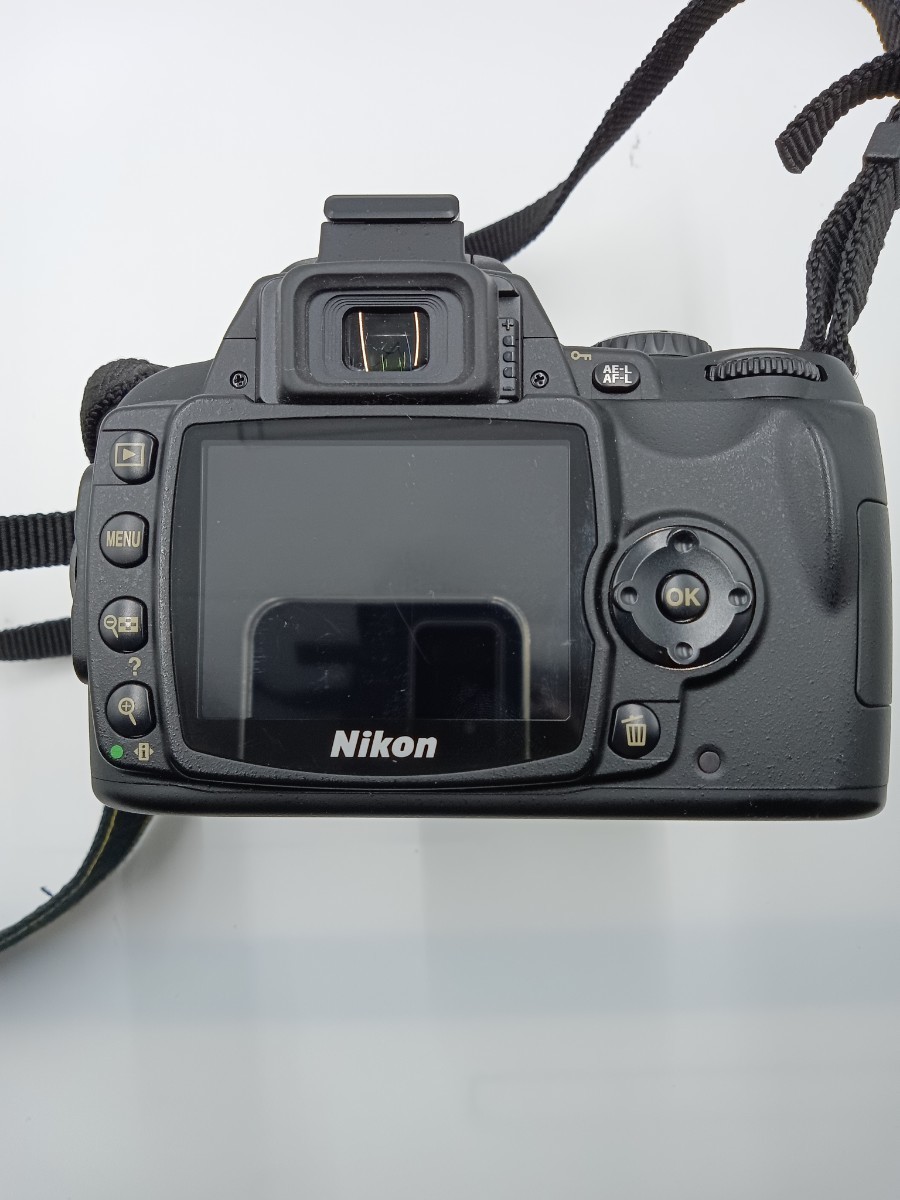 ☆Nikon ニコン デジタルカメラ D40 ED 18-55mm 1:3.5-5.6GⅡ 黒 ※通電未確認 _画像5