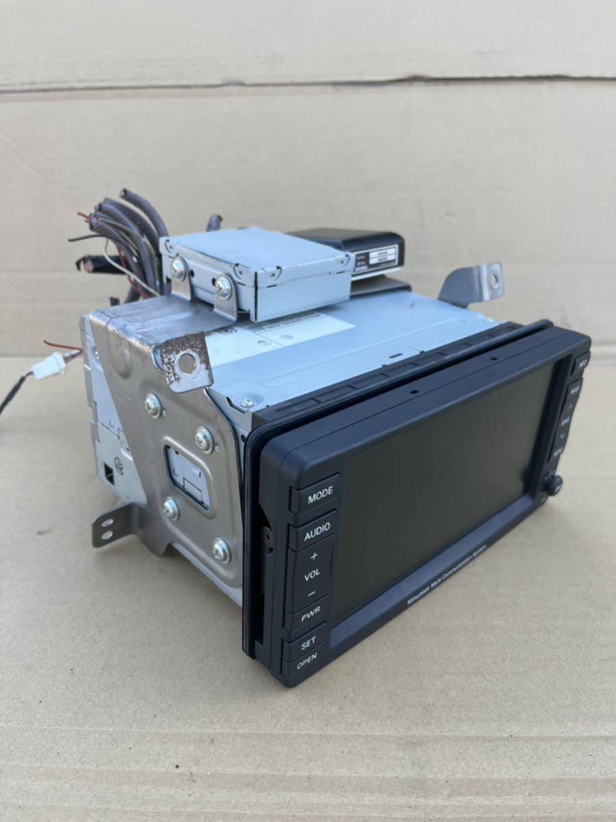 中古三菱デリカD5 CV5W 純正ナビHDDナビ 三菱純正 ナビ. 三菱　TVキットテレビ映像 BTS-09　セット_画像4