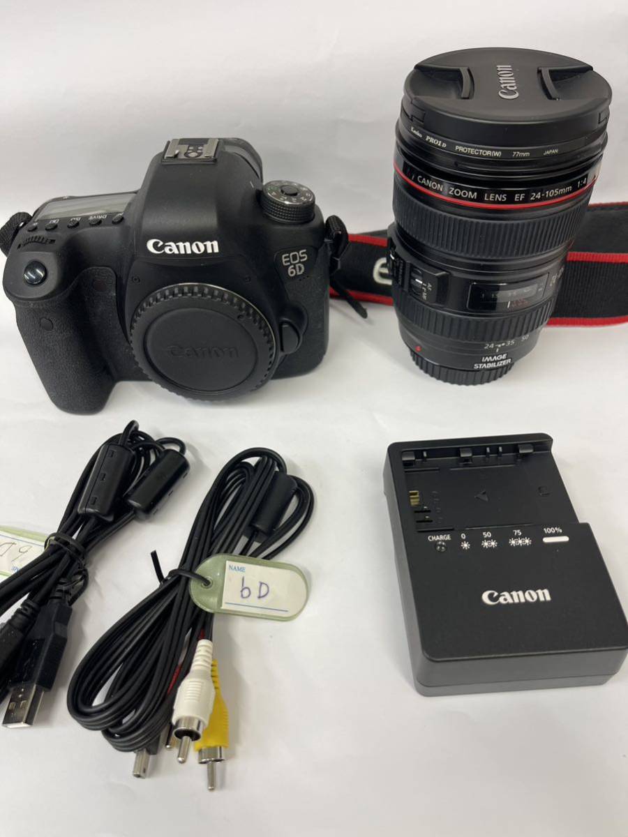 ※CANON/キャノン EOS 6D/EF 24-105mm 1:4 L IS USM レンズキット デジタル一眼カメラ その他　動作確認済_画像1