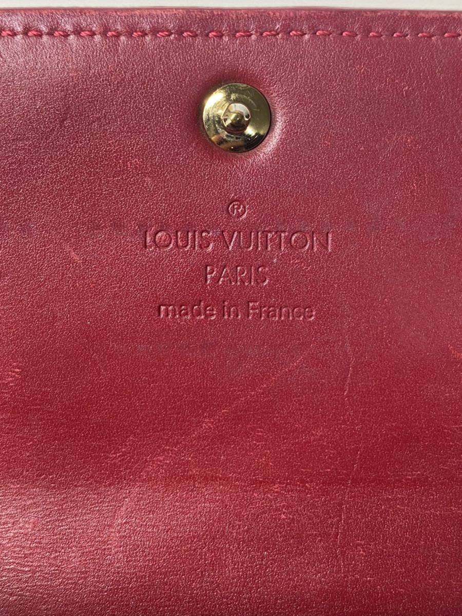 \ LOUIS VUITTON ルイ ヴィトン 二つ折財布 ヴェルニ ポルトフォイユ サラ モノグラム TH3089_画像8