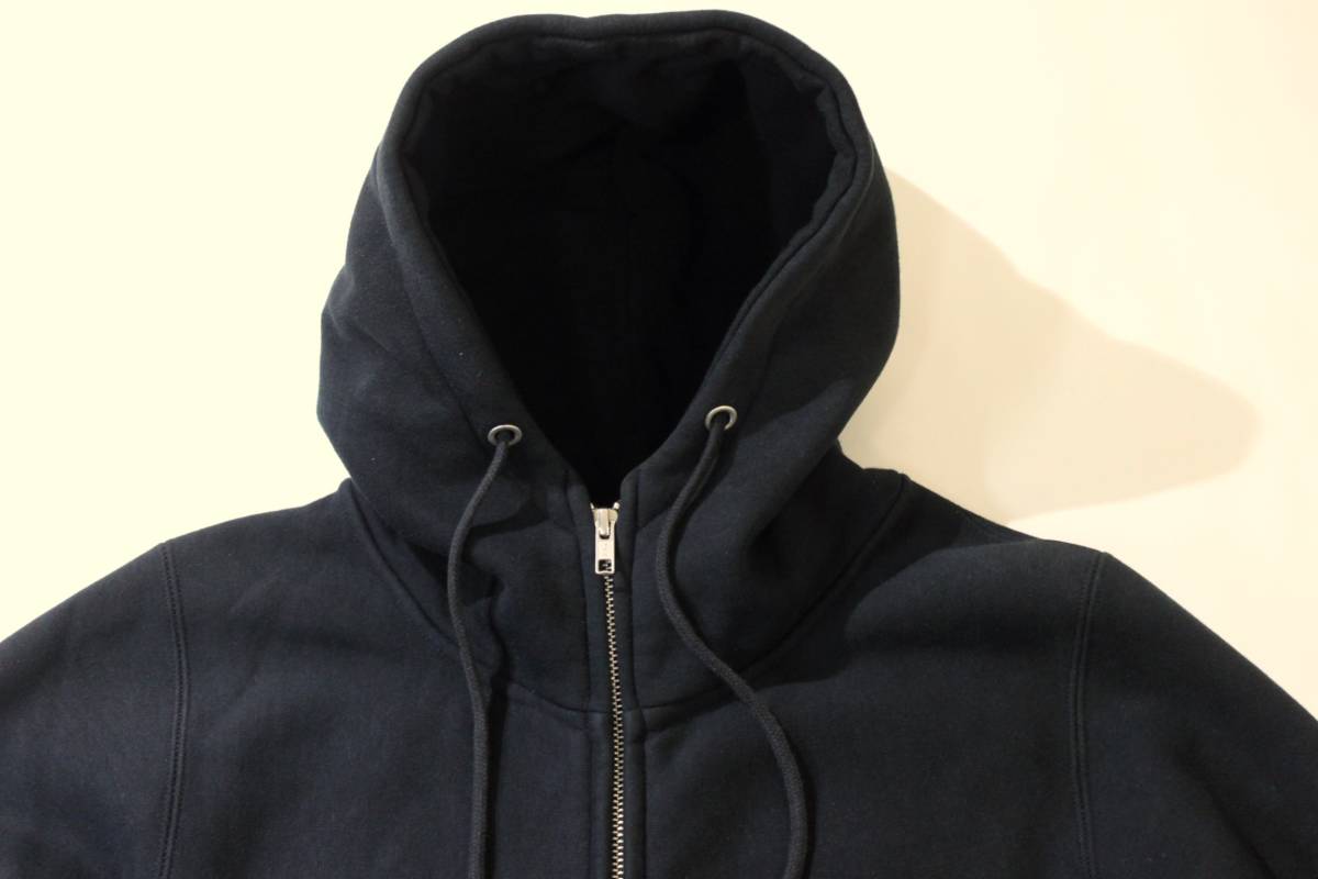 ★Champion REVERSE WEAVE チャンピオン リバースウィーブ★CW-A116 WIND STOPPER 防風 裏起毛 フルZIPパーカ 黒　レディース:L_画像6