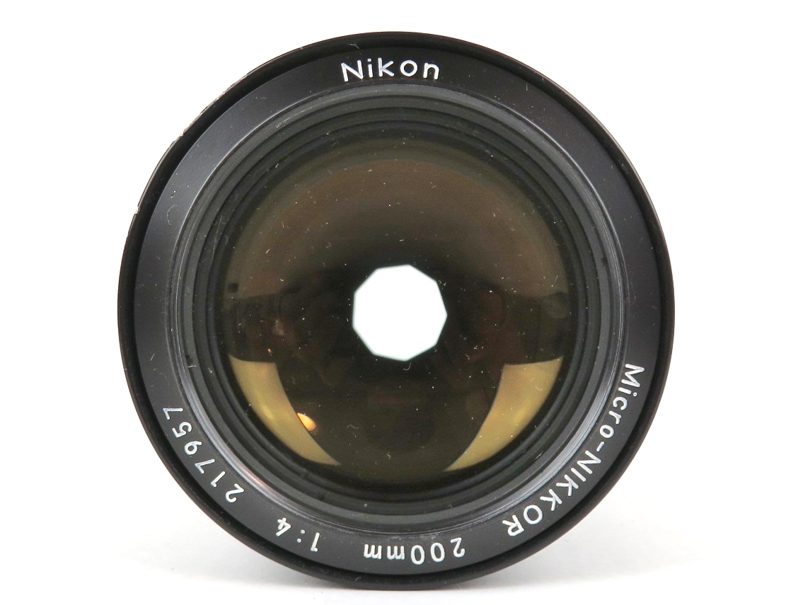 Nikon ニコン レンズ Micro-NIKKOR 200mm 1:4 三脚座 レンズキャップ 1126-062_画像4