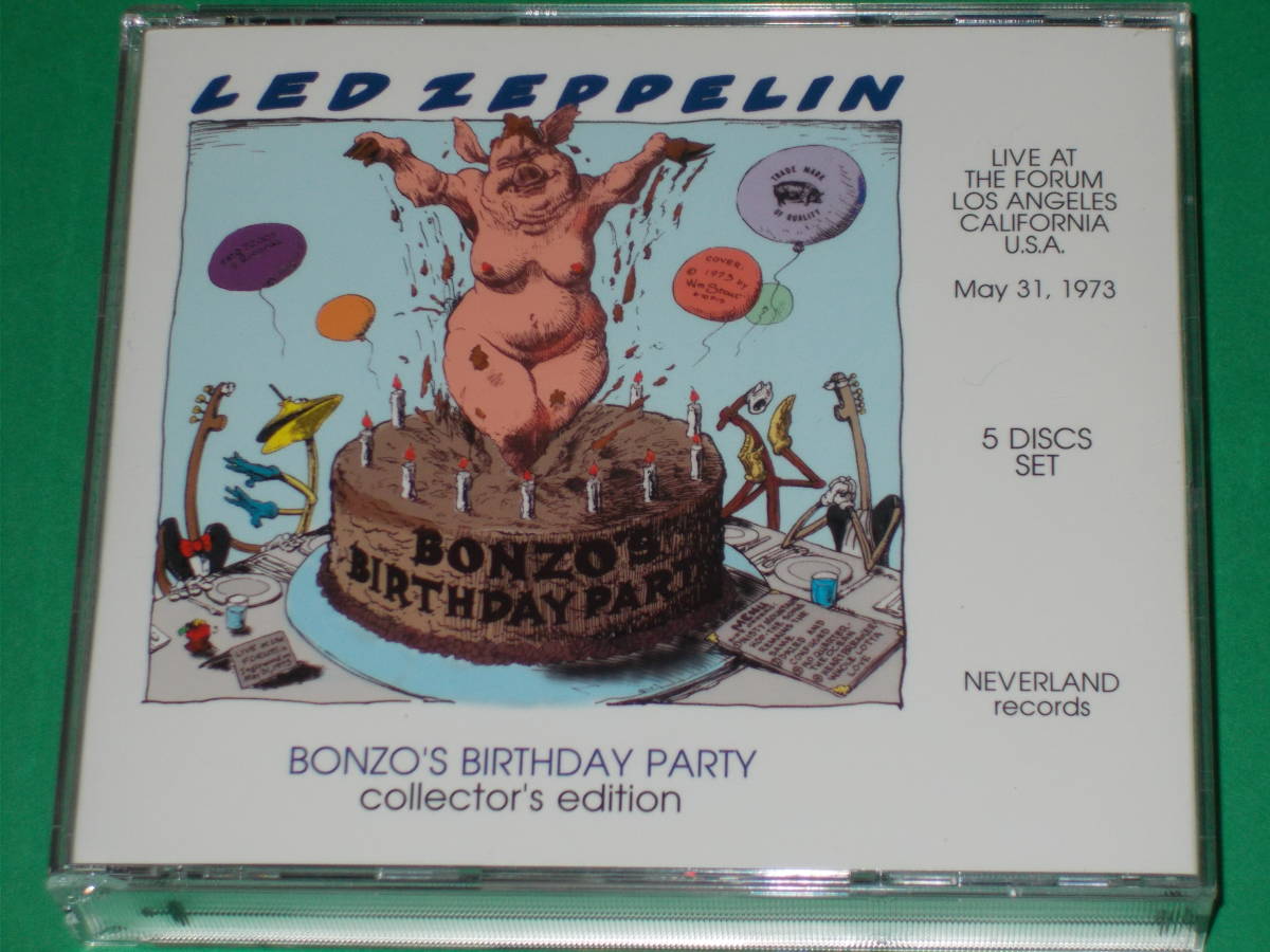 LED ZEPPELIN レッド ツェッペリン BONZO'S BIRTHDAY PARTY collector's edition ボンゾズ バースディ パーティ コレクターズ エディション