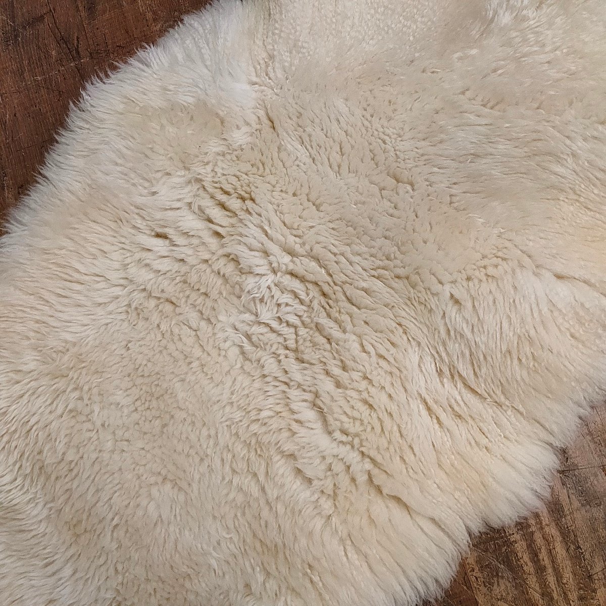 ■送料無料■ ムートンラグ 56cm×100cm 敷物 絨毯 ラグマット 羊毛 毛皮　110603/SR24M_画像3