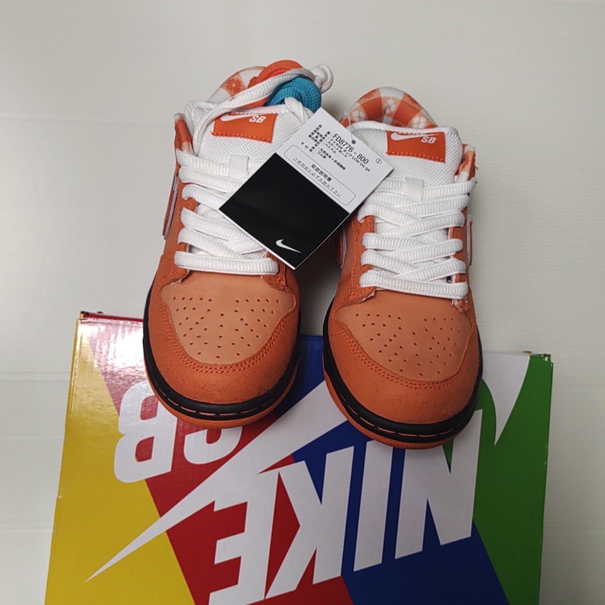 NIKE SB Dunk Low SP Concepts orange lobster ナイキ ダンク ロー コンセプツ オレンジ ロブスター FD8776-800 jordan ジョーダン_画像7