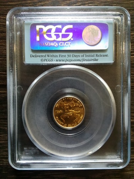  原文:【最落無し】1円スタート 2010年 アメリカ ゴールドイーグル 5ドル 金貨 PCGS MS70 FIRST STRIKE $5 GOLD EAGLE