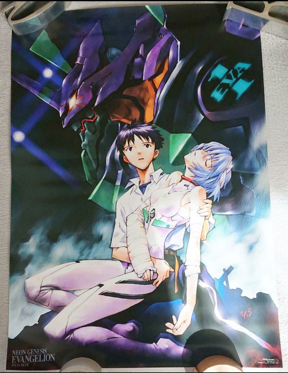 貞本義行 新世紀エヴァンゲリオン DVD-BOX B2ポスター美品 貞本義行 新世紀エヴァンゲリオン DVD-BOX B2ポスター美品