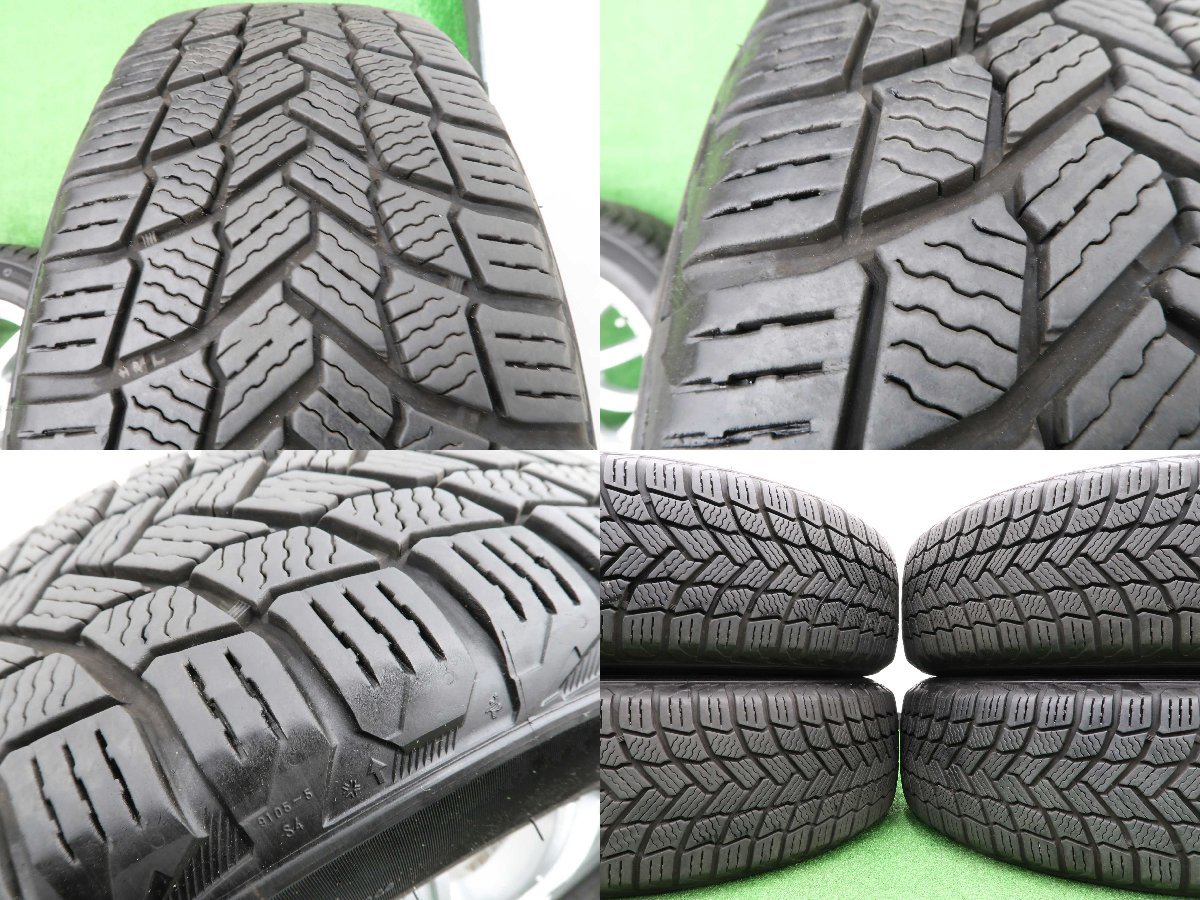 4本 weds 15インチ 6J +43 スタッドレス ミシュラン X-ICE SNOW 2021年 195/65R15 ニッサン セレナ C27 e-POWER C26 ランディ ～2020年7月_画像10