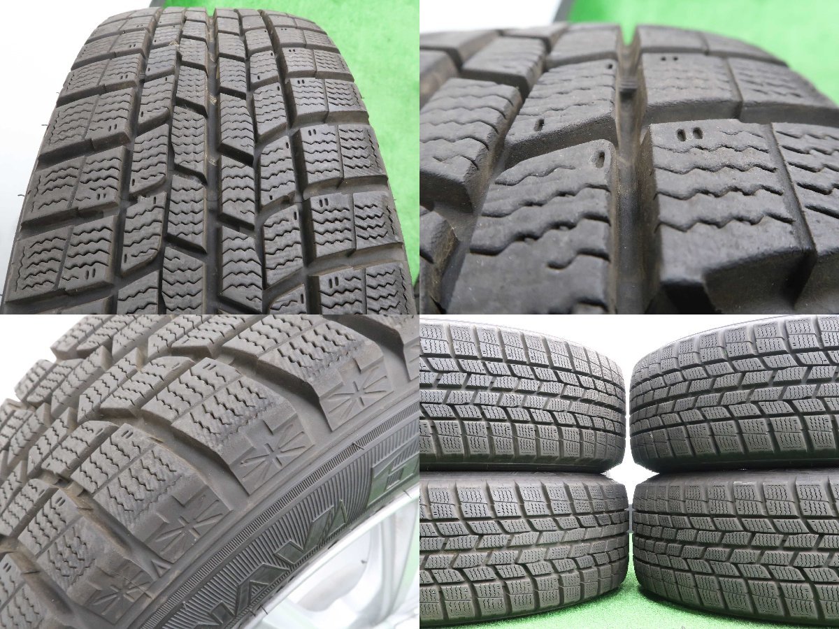 4本 VEX 15インチ 6J +45 5H 100 スタッドレス グッドイヤー アイスナビ6 2020年 185/60R15 トヨタ シエンタ 170 HV G クエロ ファンベース_画像10