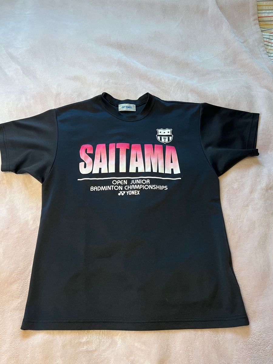埼玉ジュニアオープンチャンピオンシップ、記念tシャツ 中古　サイズS S シャツ 半袖 ブラック