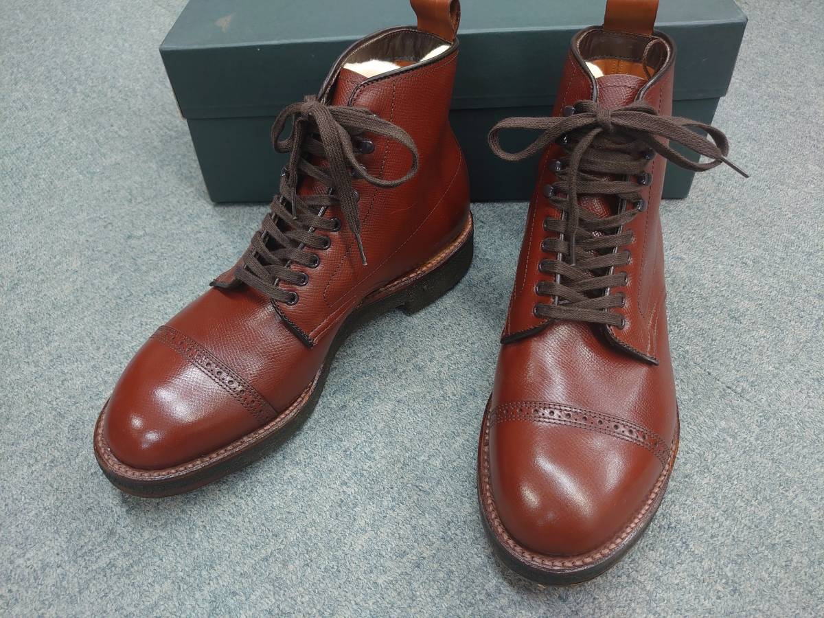 オールデン モディファイド キャップトゥブーツ 6D アルパインカーフ プランテーションクレープソール Alden 86910H ALPINE CAPTOE BOOT_画像1