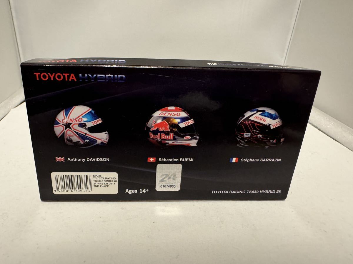 Spark 1/43 Toyota Gazoo Racing 特注 TS030 2013 ルマン 2位Racing Hybrid 8号車 トヨタ レーシング ハイブリッド スパーク_画像3