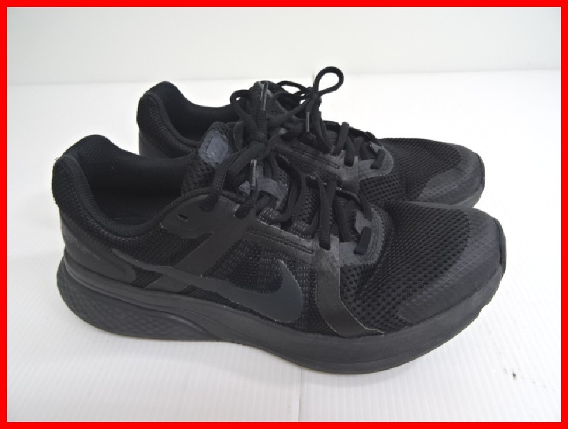 2311★SD-1181★NIKE ナイキ スニーカー CU3517-002　RUN SWIFT V.2.0 メンズ ブラック 　27.5cm 　中古★_画像2