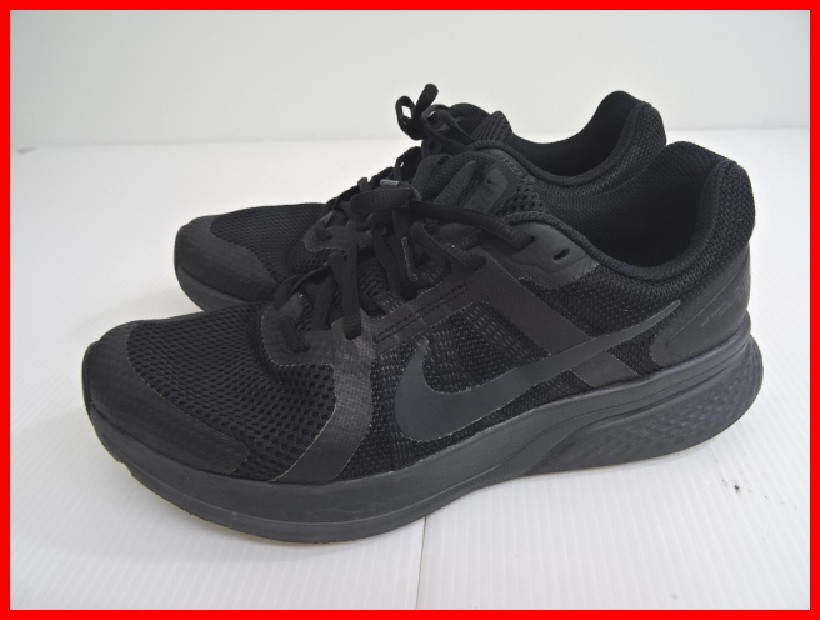 2311★SD-1181★NIKE ナイキ スニーカー CU3517-002　RUN SWIFT V.2.0 メンズ ブラック 　27.5cm 　中古★_画像4