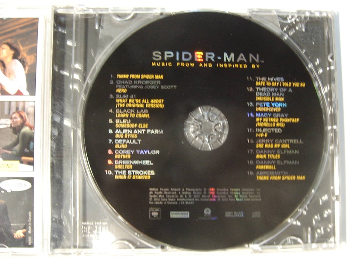 ♪　中古ＣＤ　スパイダーマン/SPIDER-MAN サントラ　♪_画像4