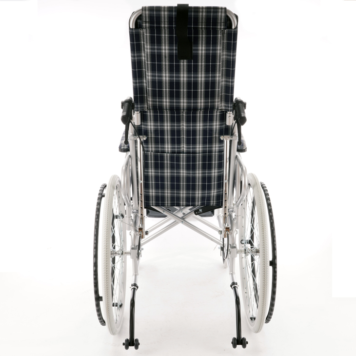 車椅子 車いす 車イス 軽量 コンパクト リクライニング ガーデン B201－AG カドクラ Mサイズ_画像6