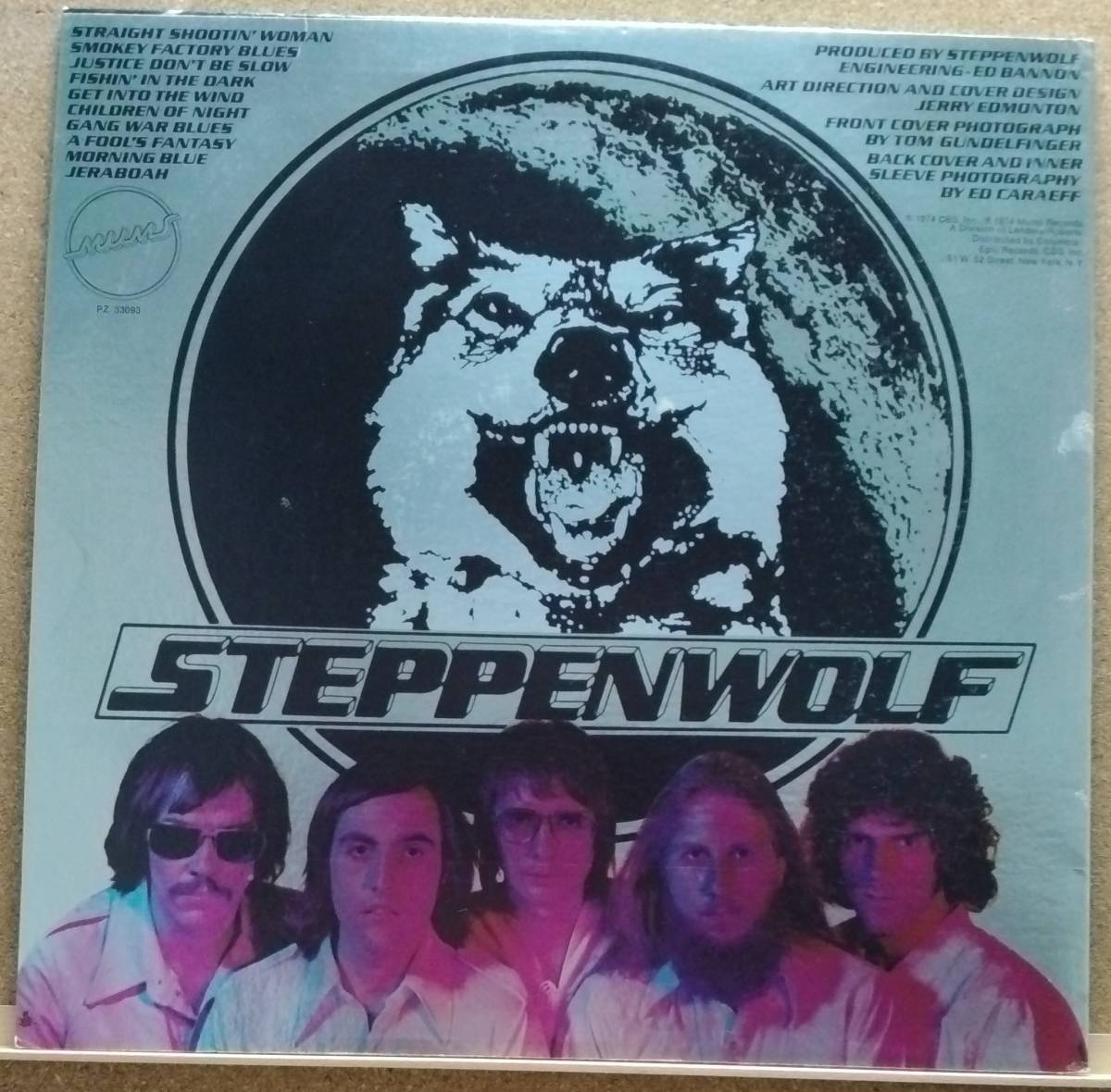 LP(ハードロック・PZ-33093・’74年盤・希少・US盤)ステッペンウルフ STEPPENWOLF/スロー・フラックスSlow Flux【同梱可能６枚まで】051120_画像2