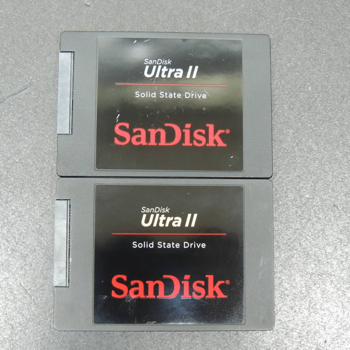 【2台まとめ売り/検品済み】SanDisk UltraII SSD 480GB SDSSDHII-480G (使用時間：23520h・27295h) 管理:タ-53_画像1