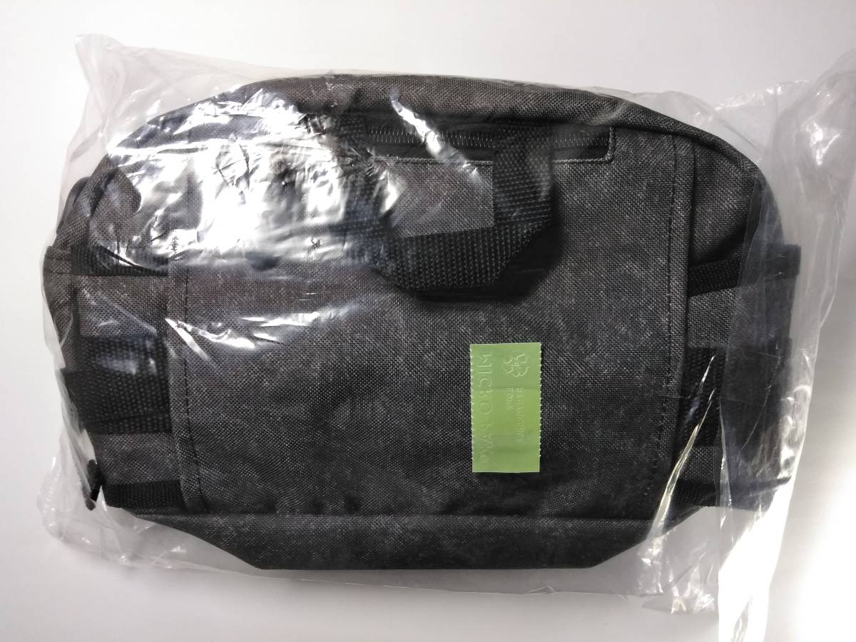* #9104 FORE CAST 2WAY waist bag shoulder bag belt bag gray grey unused goods *