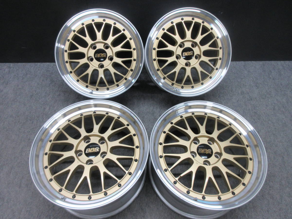 BBS LM 人気のゴールド HONDA ホンダ NSX 専用サイズ 17.18インチ 美品 NA1 NA2 S200 ACURA S200 NSX-R_画像1