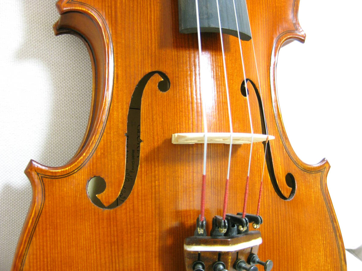 【新作コスパ良】 グリガ GLIGA Gloria2 バイオリン 付属品セット メンテナンス・調整済み_画像8