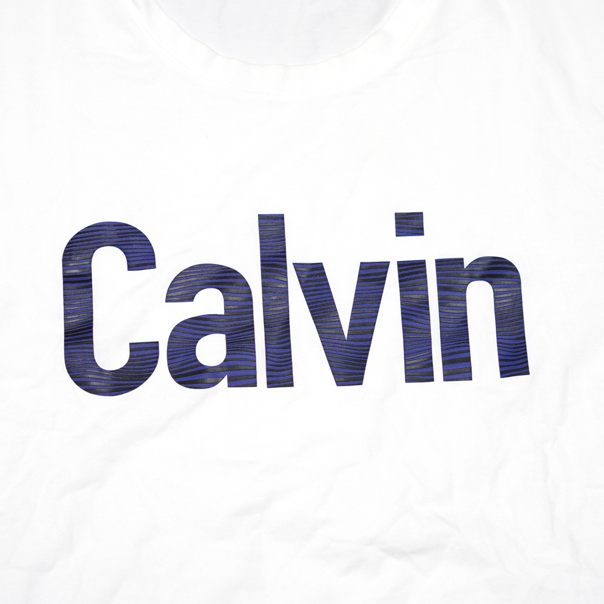 カルバンクライン ロゴ 半袖 Tシャツ CK XL 白 ホワイト CALVIN KLEIN ストレッチ_画像2