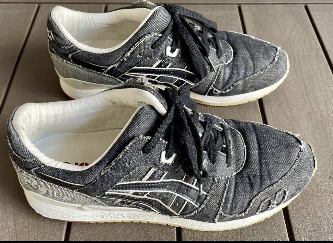 asics GEL-LYTE III DENIM 27.0cm アシックスゲルライト 3 デニム ブラック_画像4