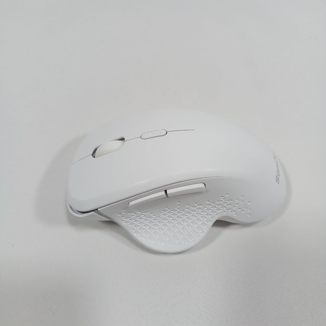 【1円オークション】マウス ワイヤレス 無線 静音 5ボタン 充電式 握りやすい エルゴノミクス DPI切替 省エネ 節電 USB 光学式 HA01L87_画像2