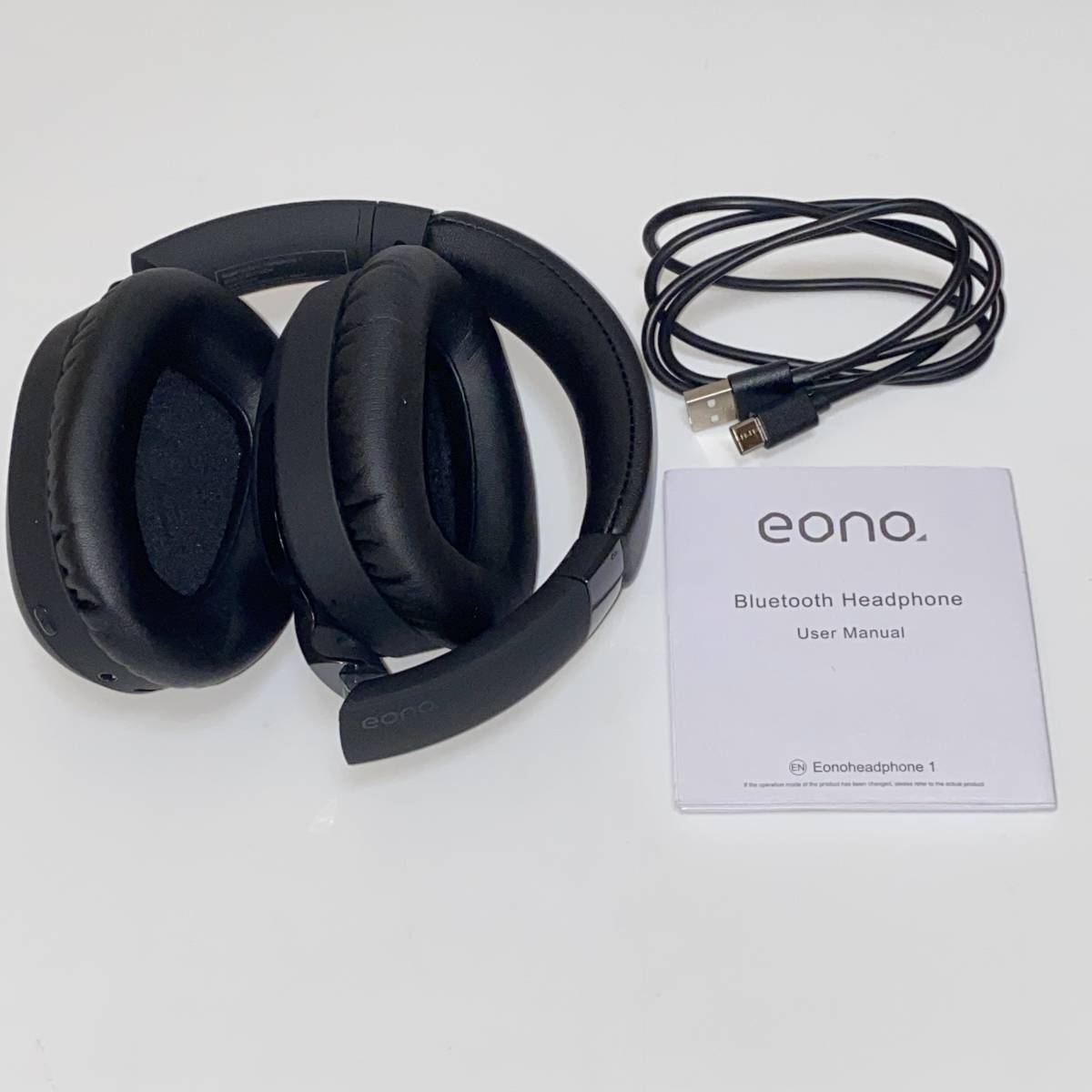 【1円オークション】Eono アクティブノイズキャンセリングヘッドホン Bluetooth5.2 密閉型オーバーイヤーヘッドフォン SI01P57_画像4