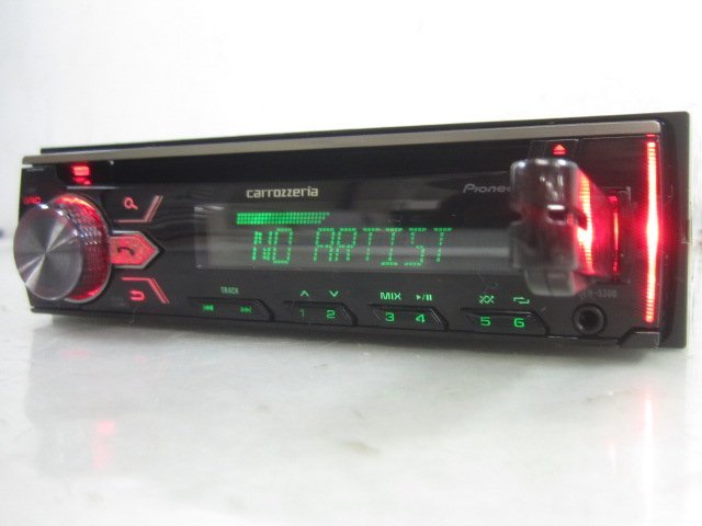 [81A:B2] カロッツェリア DEH-5300 CD USB ラジオ Bluetoothオーディオ 1DINデッキ ※動作確認済み_画像4