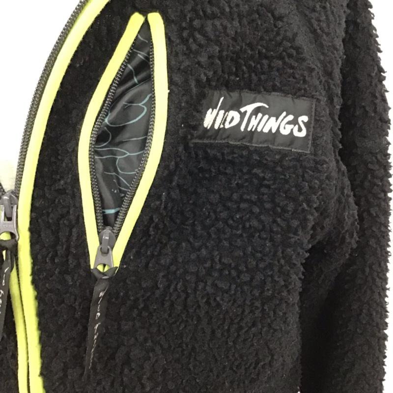 WILD THINGS S Wild Things jacket, outer garment jumper, blouson boa jacket Jacket black / black / 10072286