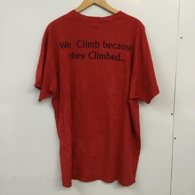 USED 表記無し 古着 Tシャツ 半袖 クルーネック ロゴ T Shirt 赤 / レッド / 10061769_画像2