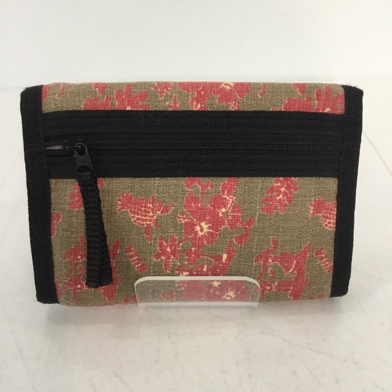 USED 表記無し 古着 財布 二つ折り ハワイアン柄 Wallet Bi-Fold Wallet Billfold Wallet 10045871_画像3