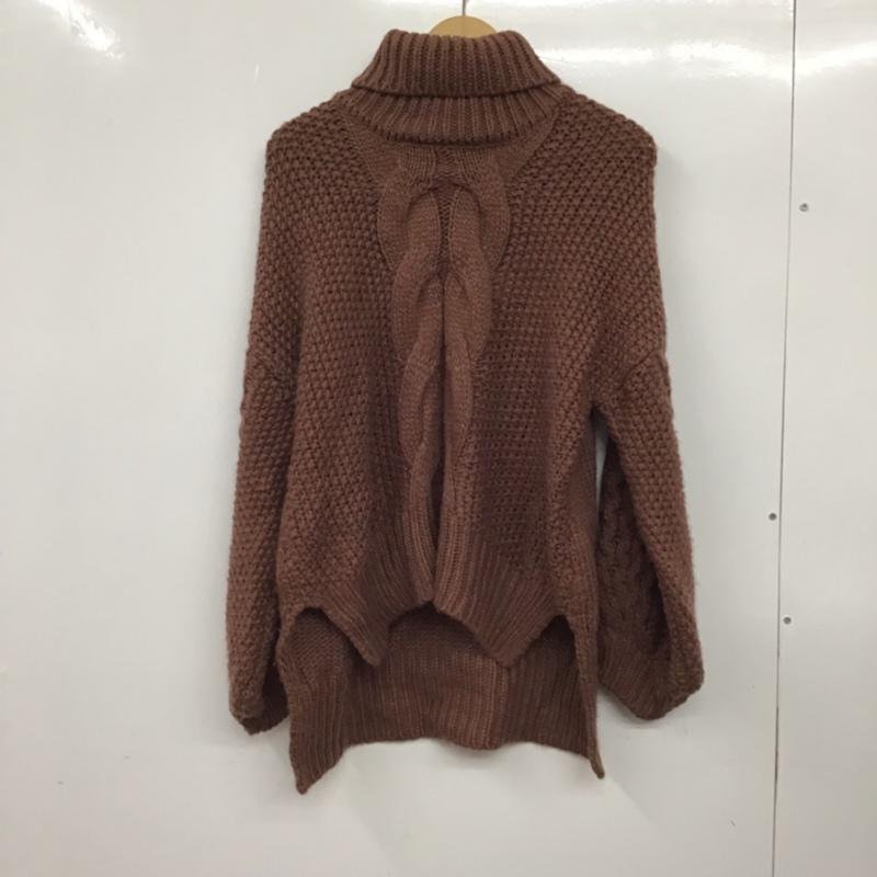 who's who Chico FREE フーズフーチコ ニット、セーター 長袖 Knit Sweater 桃 / ピンク / 10072834_画像1